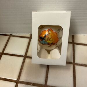 Disney Aladdin 1993 Christmas Glass Ornament